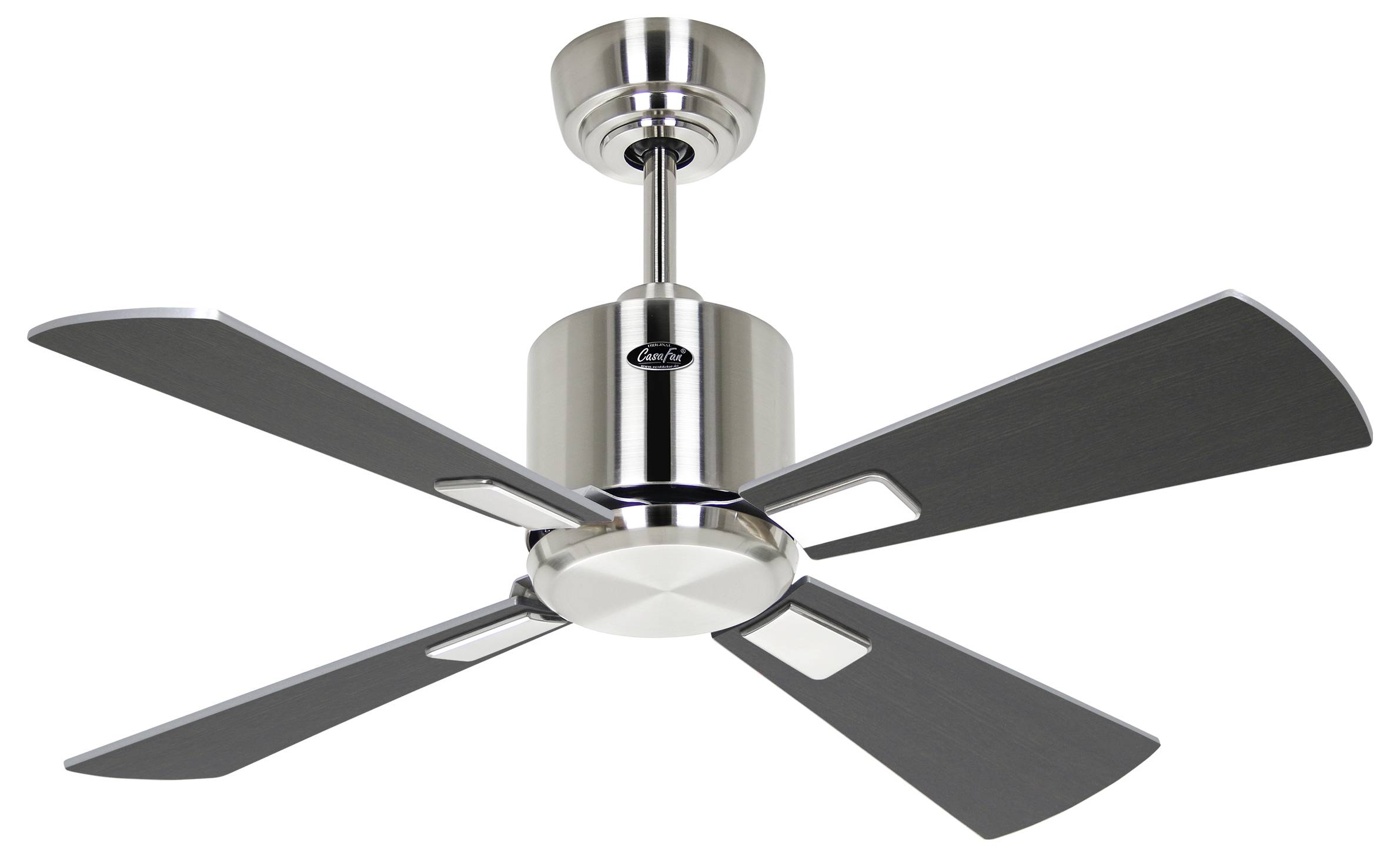 CasaFan ECO NEO III 92 BN-WN/SI WiFi Flügel Wenge/silber stropni ventilator 12 W (Ø x V) 92 cm x 360 mm krom (krtačen) z-2