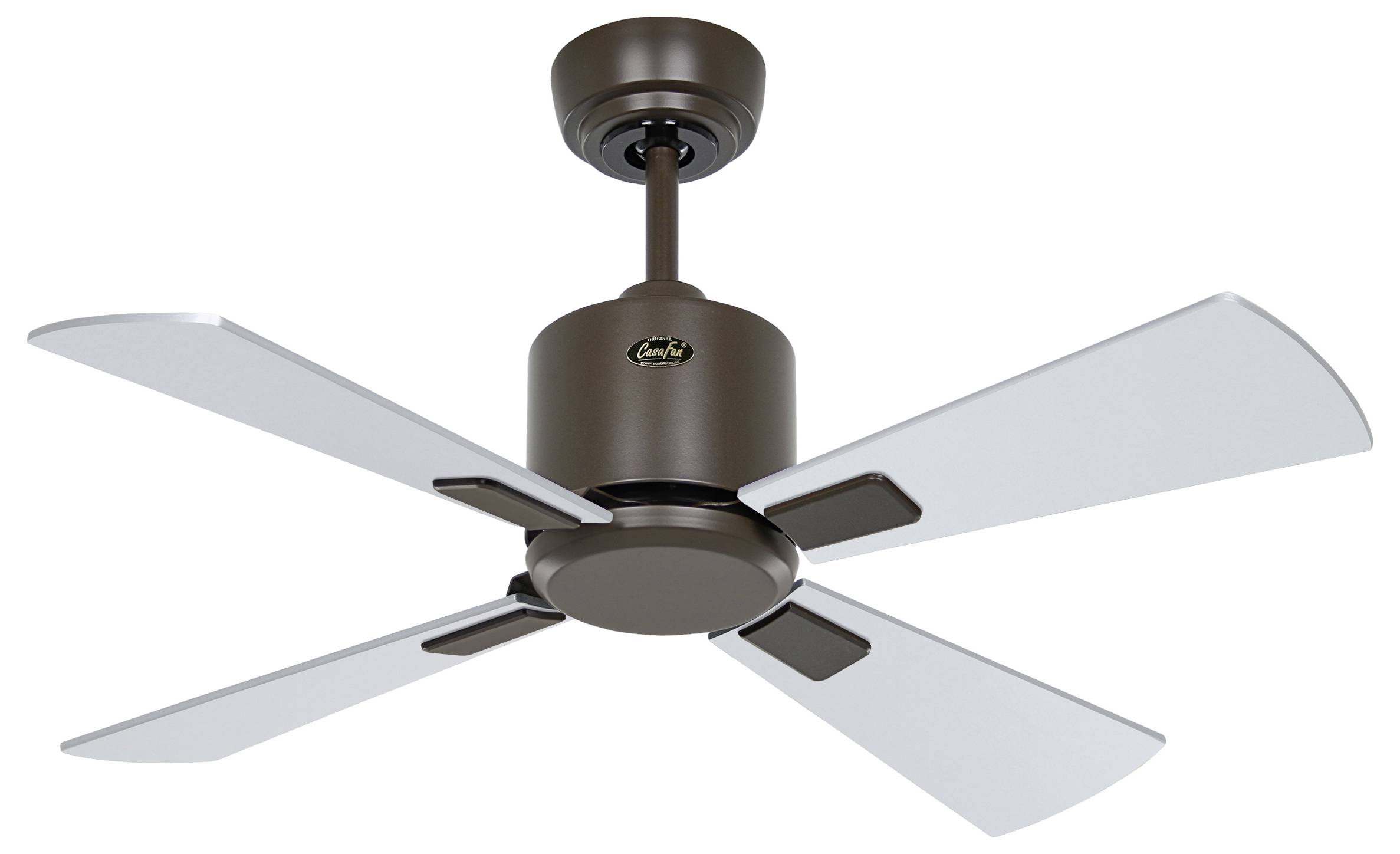 CasaFan ECO NEO III 92 BZ-WN/SI WiFi Flügel Wenge/silber stropni ventilator 12 W (Ø x V) 92 cm x 360 mm bronasta z dalji-3