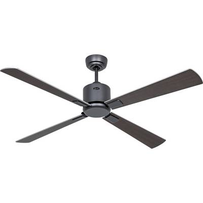 CasaFan ECO NEO III 132 BG-WN/SI WiFi Flügel Wenge/silber stropni ventilator 27 W (Ø x V) 132 cm x 360 mm bazaltno siva -0