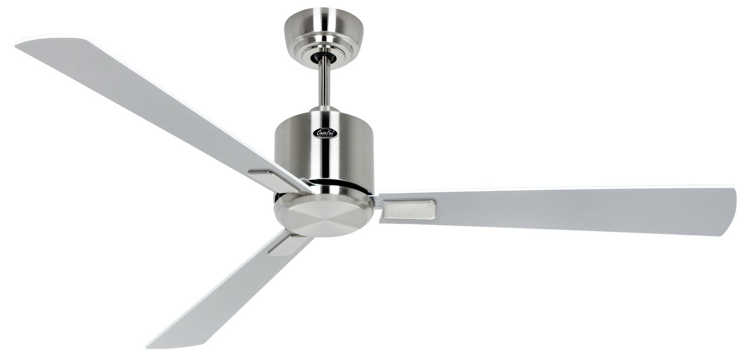 CasaFan ECO NEO III 132 BN-WE/LG WiFi Flügel Weiß/Lichtgrau stropni ventilator 27 W (Ø x V) 132 cm x 360 mm krom (krtače-3