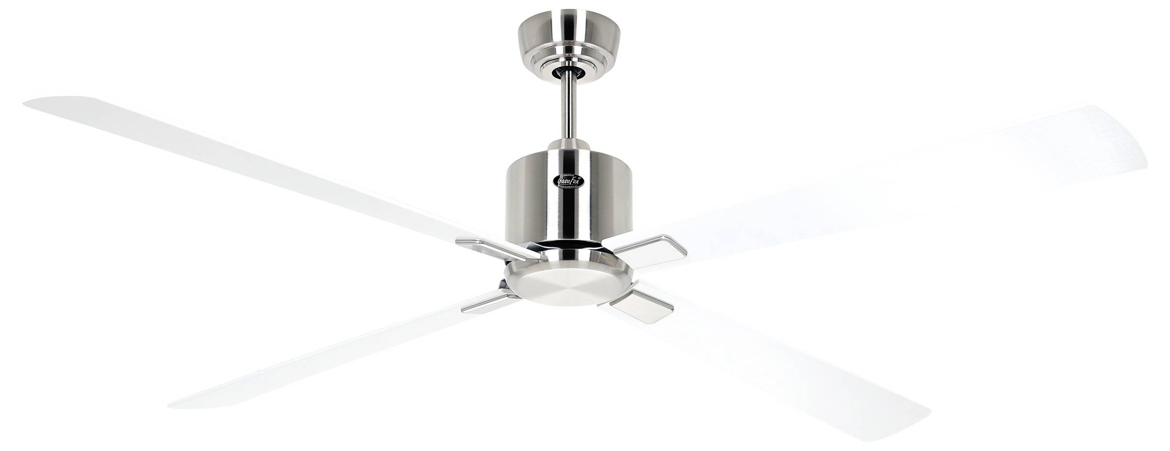 CasaFan ECO NEO III 152 BN-WE/LG WiFi Flügel Weiß/Lichtgrau stropni ventilator 27 W (Ø x V) 152 cm x 360 mm krom (krtače-2