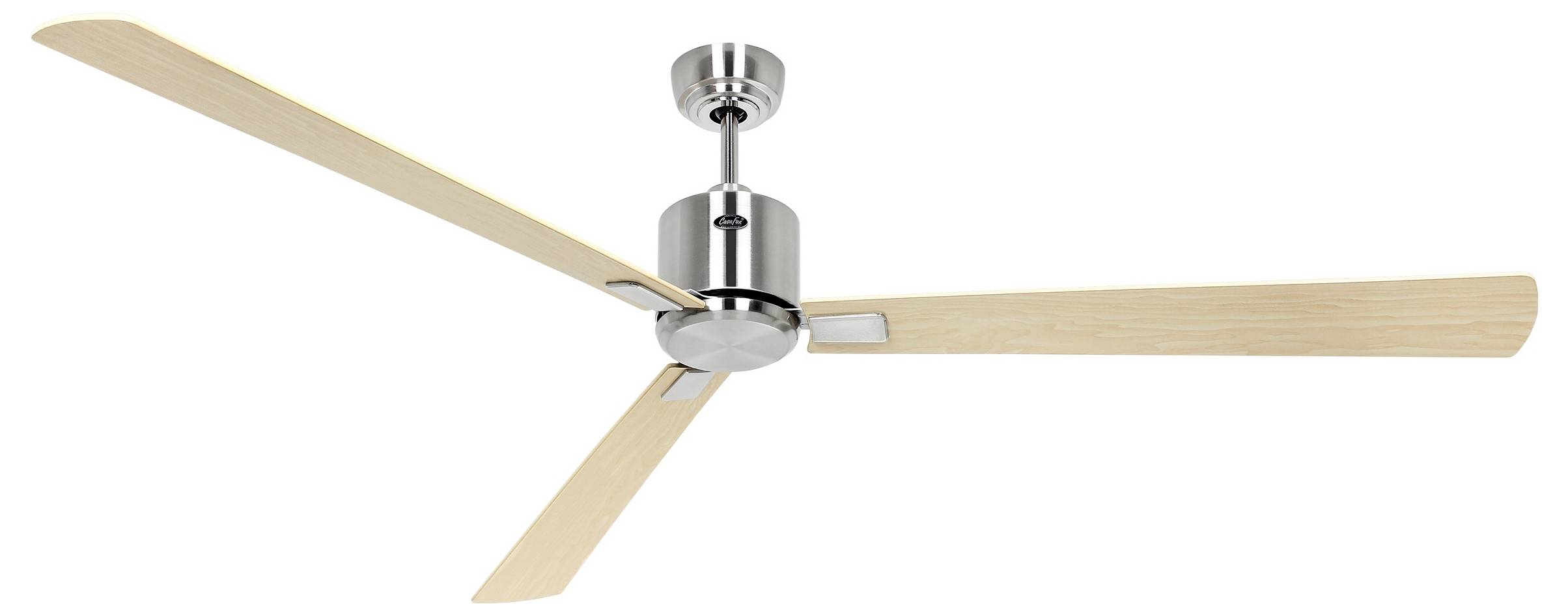 CasaFan ECO NEO III 180-4 BN-AH/BU WiFi Flügel Ahorn/Buche stropni ventilator 28 W (Ø x V) 180 cm x 360 mm krom (krtačen-2