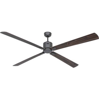 CasaFan ECO NEO III 180-4 BG-NB/KI WiFi Flügel Nussbaum/Kirsche stropni ventilator 28 W (Ø x V) 180 cm x 360 mm bazaltno-0