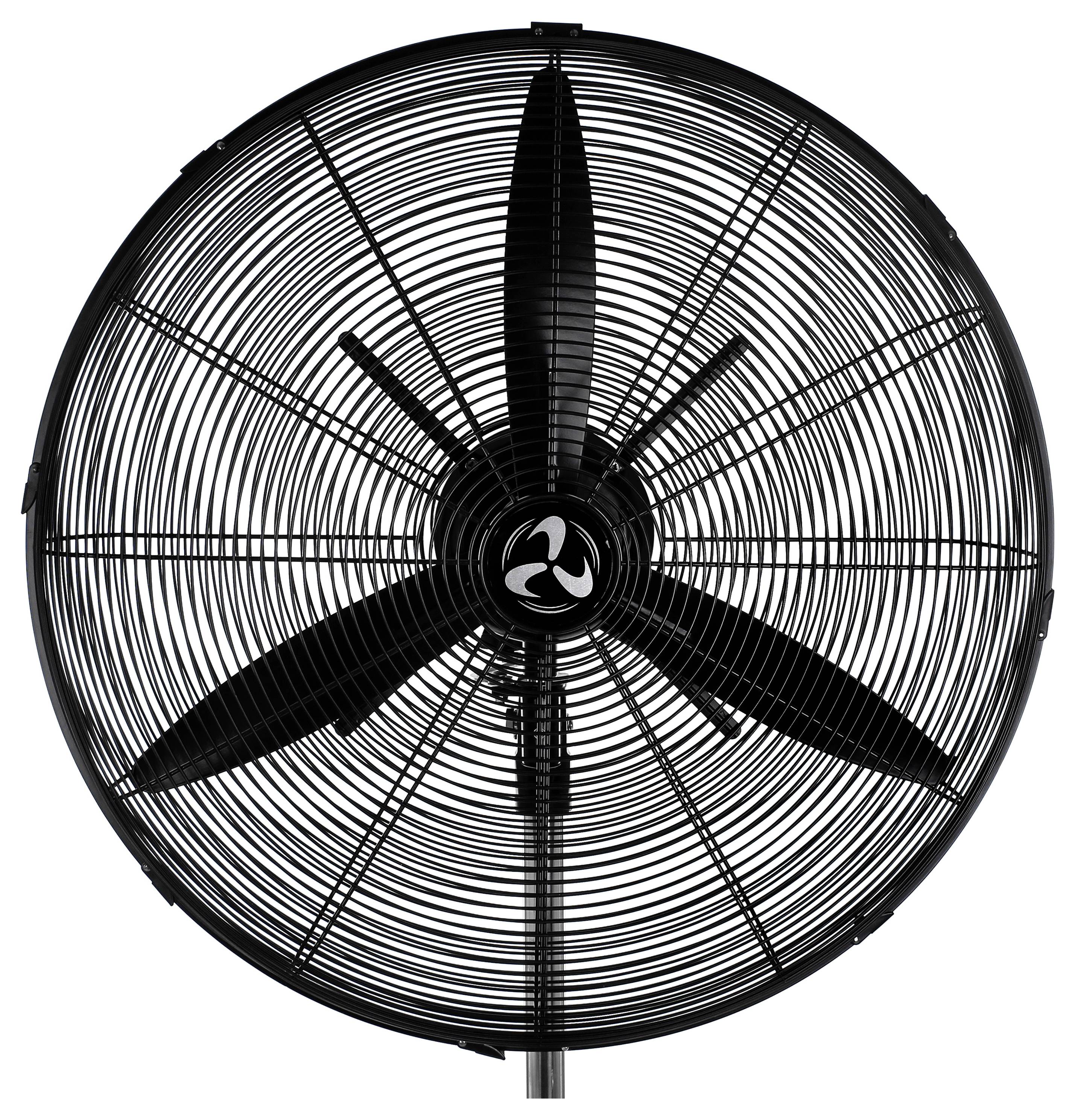 CasaFan WM3 Stand Eco IP44 SL stoječi ventilator 123 W (Ø x V) 70 cm x 1700 mm črna delovanje pozimi-1