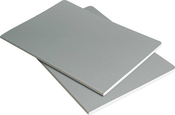 Sigel LS300 beležka Linescape Softcover 2 kos DIN A5 kariran svetlo siva, neonsko oranžna Število listov: 34 List