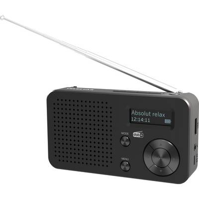 Telestar TELESTAR TOP 100 Schwarz akumulatorski radio DAB+ (1012), UKW (1014) Bluetooth, USB funkcija polnjenja baterije-0