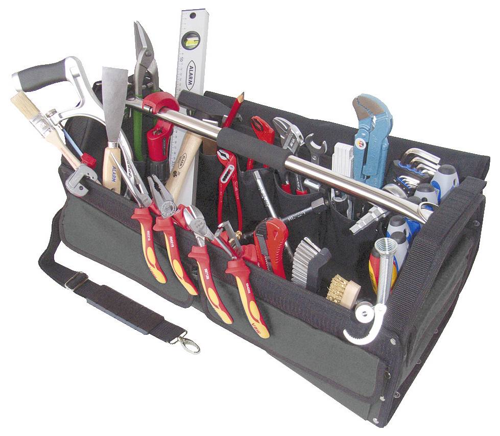 Alarm Werkzeuge 56077090 opremljena torba za orodje (D x Š x V) 640 x 280 x 305 mm-0