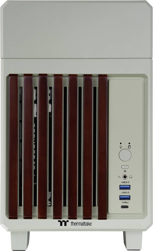 Thermaltake CA-11A-00SENN-WS mini-tower računalniško ohišje  zelena (Matcha) primerno za aio vodno hlajenje