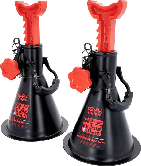 KS Tools  podstavek za vozila 3 t Delovna višina: 29 - 40 cm