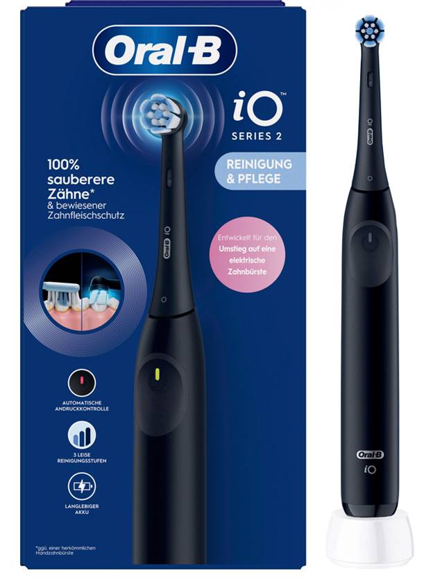 Oral-B Braun Oral-B iO Series 2 Night Black 8700216615303 električna zobna ščetka črna-0