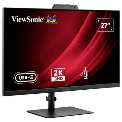 ViewSonic monitor z 27-palčnim zaslonom, z ločljivostjo 2K QHD in USB-C povezljivostjo.