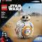 LEGO 'Vojna zvezd' BB-8 komplet. Vsebuje 569 kosov, priporočen za starost 10 let in več. Škatla prikazuje droida BB-8 v puščavskem okolju.