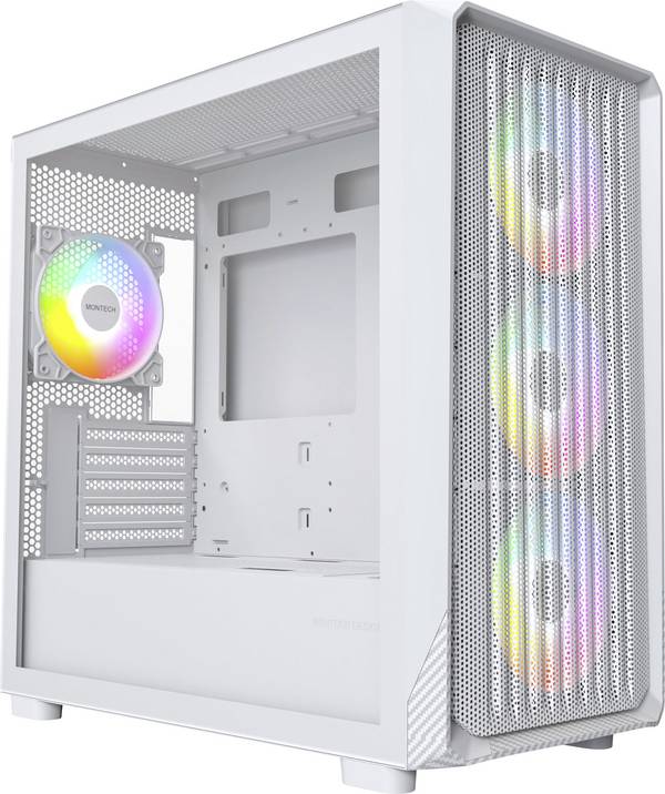 MONTECH X5M midi-tower računalniško ohišje, ohišje, Gaming ohišje  bela