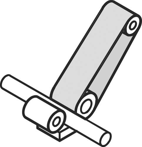 Slika simbola za Klingspor 659528 NBS 800 Vliesbänder, 40 x 760 mm Coarse Korund F3W 5 kos