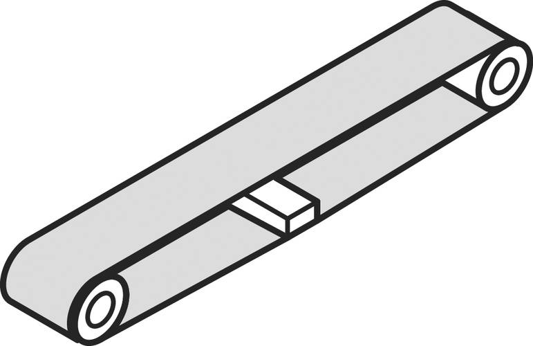 Slika simbola za Klingspor 659528 NBS 800 Vliesbänder, 40 x 760 mm Coarse Korund F3W 5 kos
