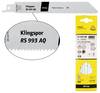 Klingspor 670341 Listi za sabljasto žago RS 993 AQ, 150 x 19 x 0,9 mm, uporabna dolžina 130 mm, bimetalni, rezkani, nastavljeni, 10–14 zob na palec, pakirani v pretisnem omotu v kartonski škatli Dolžina žaginega lista 130 mm 5 kos