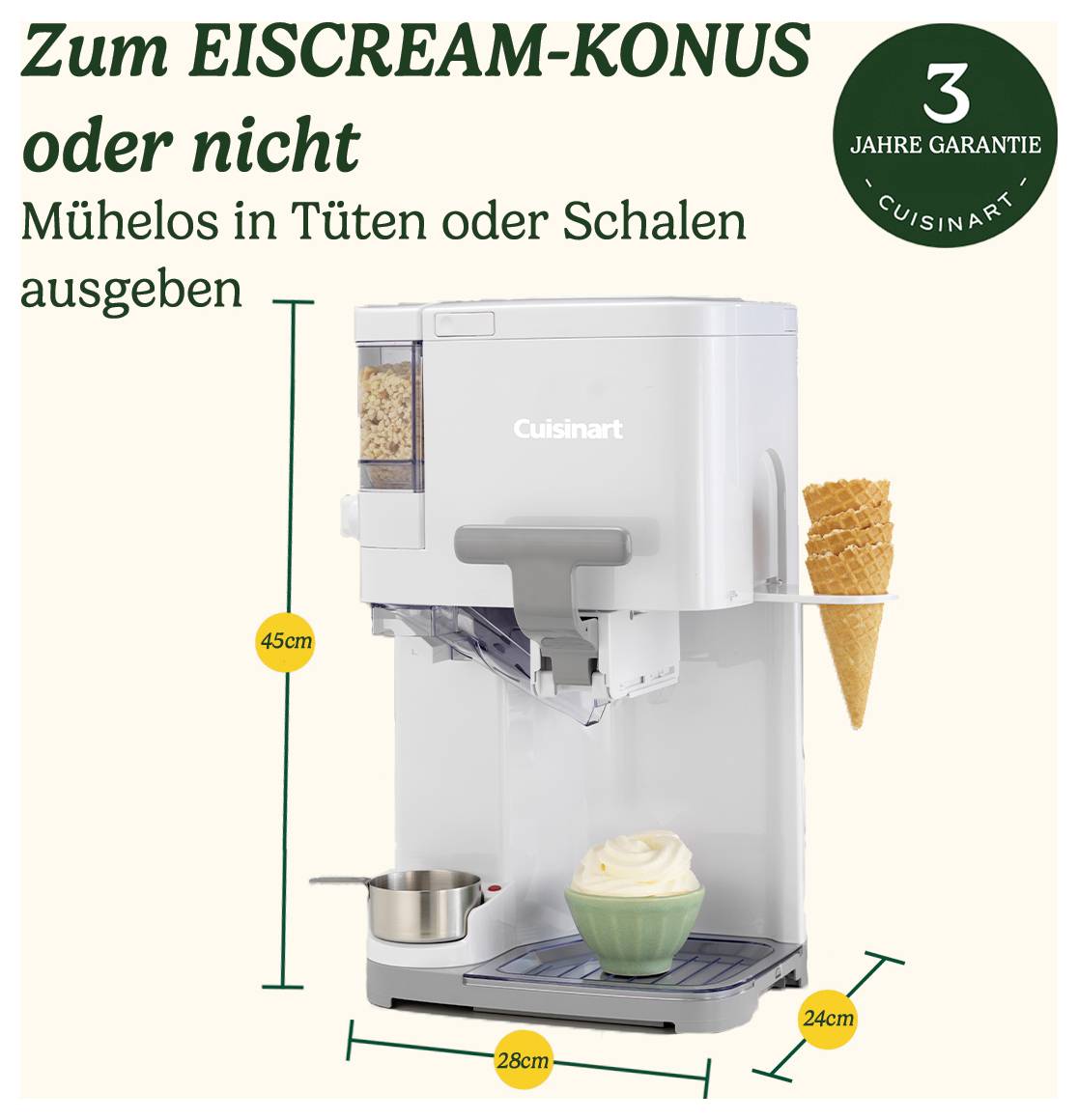 Cuisinart Soft Serve naprava za sladoled 1.42 l-5