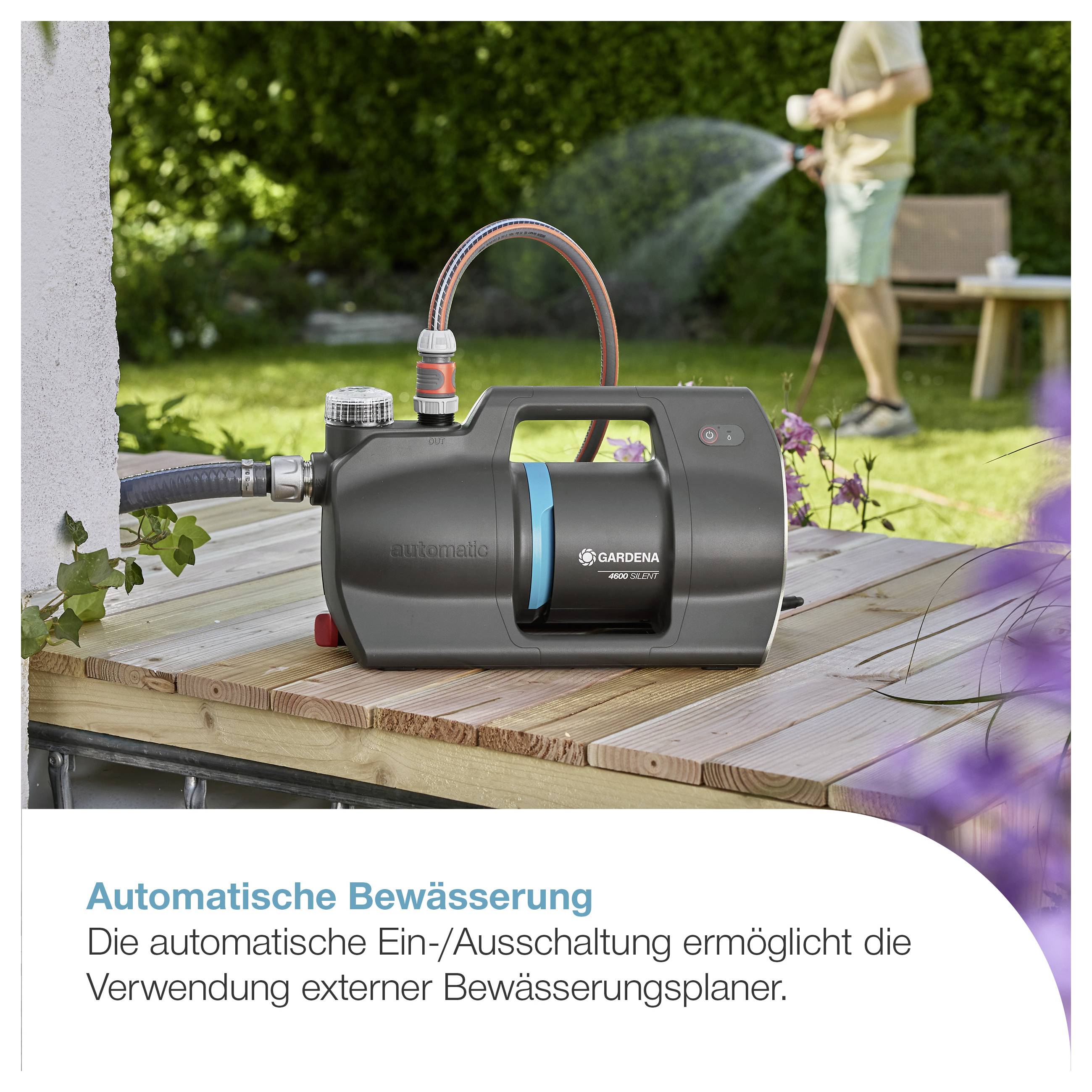 GARDENA Haus- & Gartenautomat 4600 Silent hišni vodni avtomati 4600 l/h-1