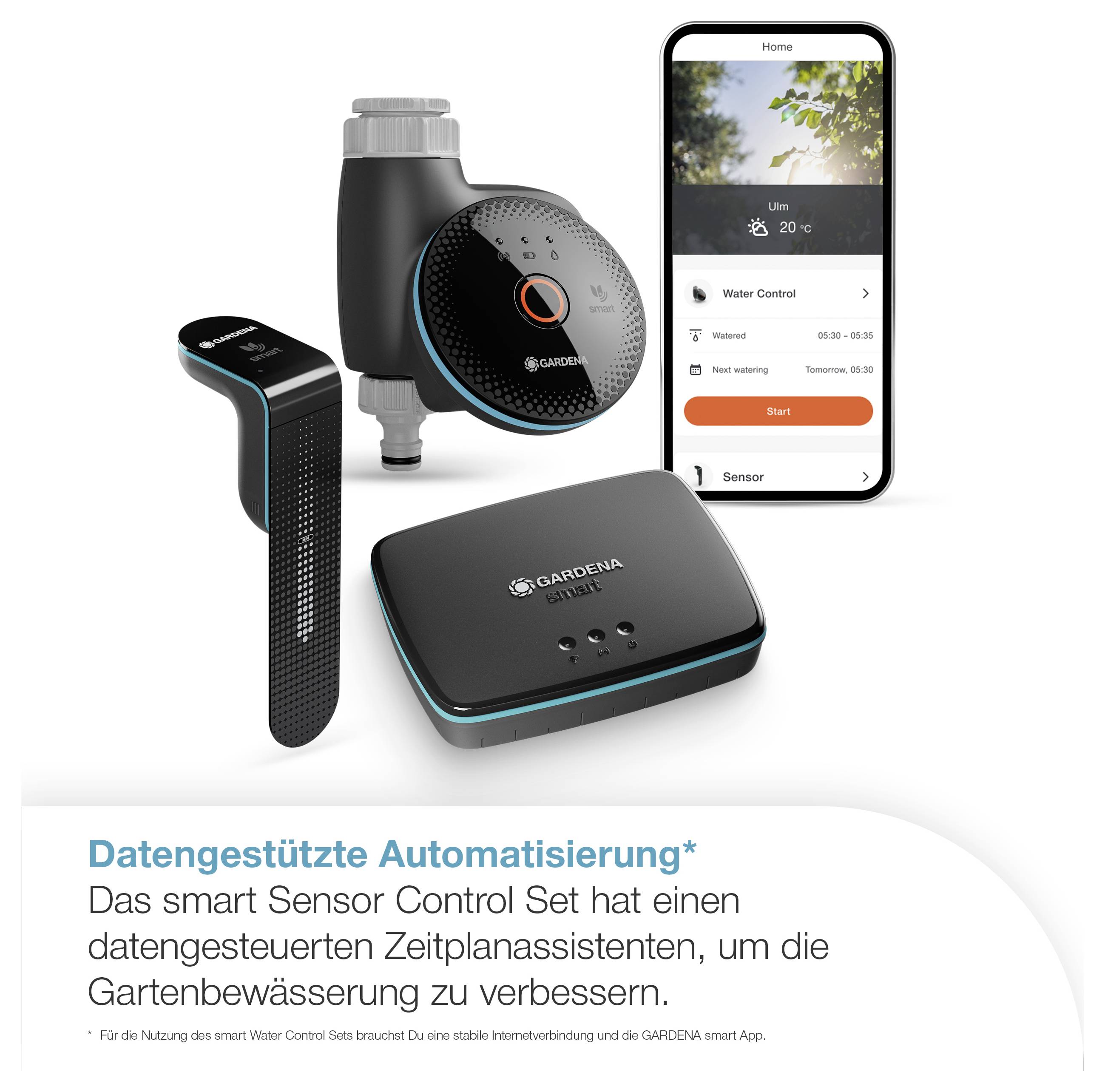 GARDENA 19045-20 smart Sensor Control Set krmilna naprava za zalivanje-2