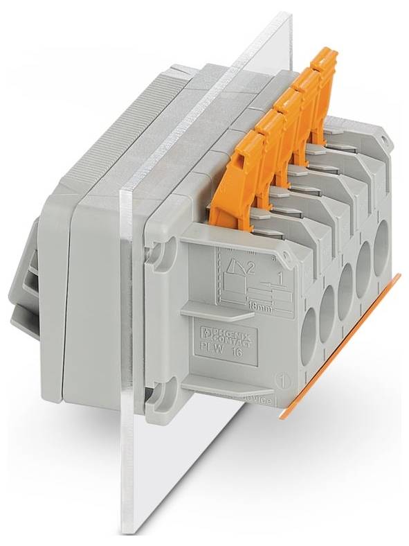 Phoenix Contact 1287795 sponka za speljavo kabla 74.4 mm Push-Lock priključek siva 90 kos