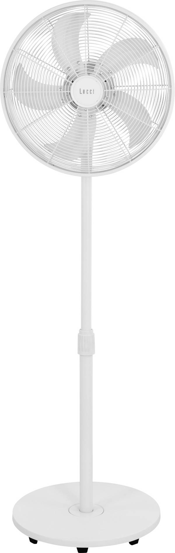 Lucci AIR Glide DC SV stoječi ventilator  36 W (Ø) 45 mm bela