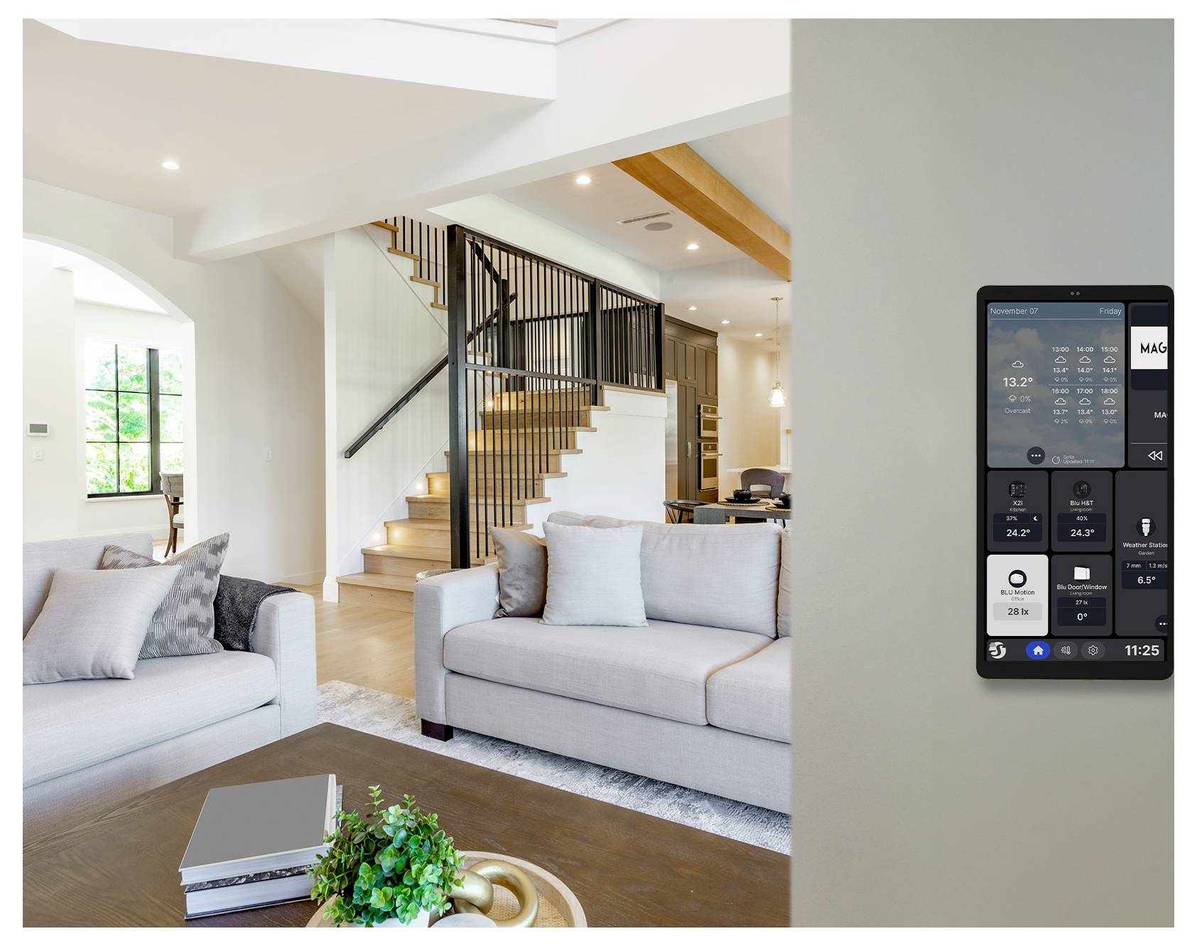 Shelly Wall Display X2i Silver Shelly stenski zaslon na dotik Wi-Fi, Bluetooth-18