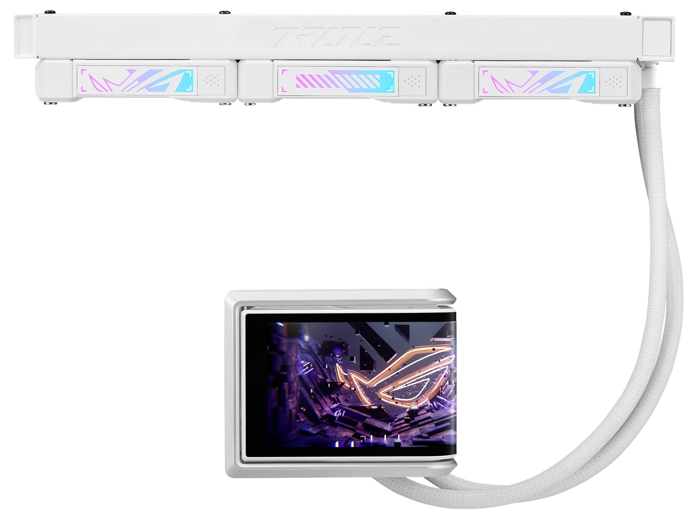 Asus Asus WAK ROG RYUO IV 360 ARGB WHT hladilnik čipov z vodnim hlajenjem-9