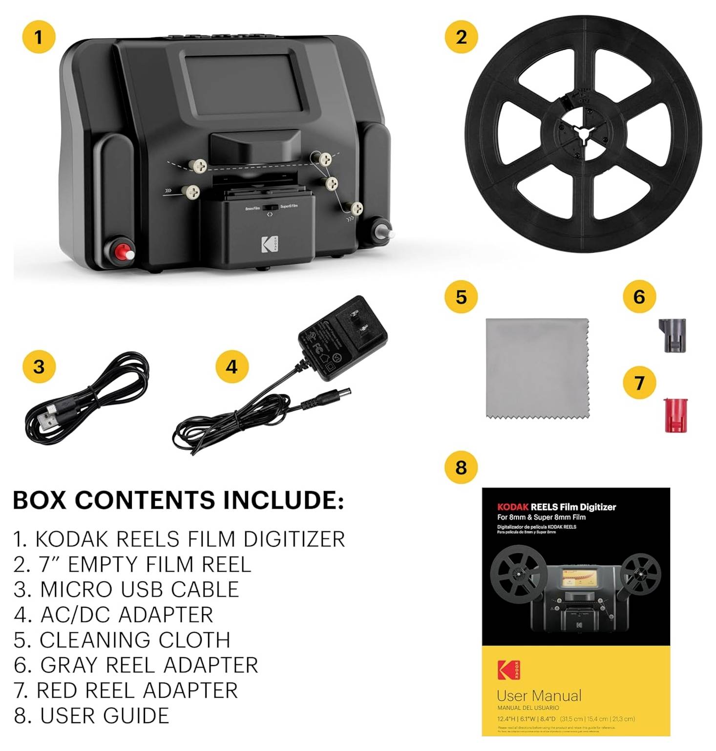 Kodak RODREELSEU skener filmov-5