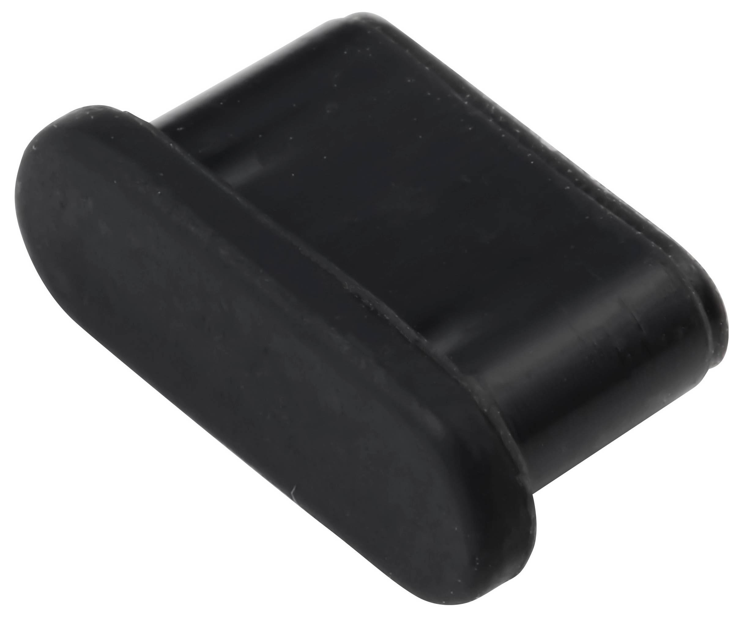 Renkforce USB-C® čepi za prah za mobilne naprave, črni, 4 kosi/komplet, črni-1