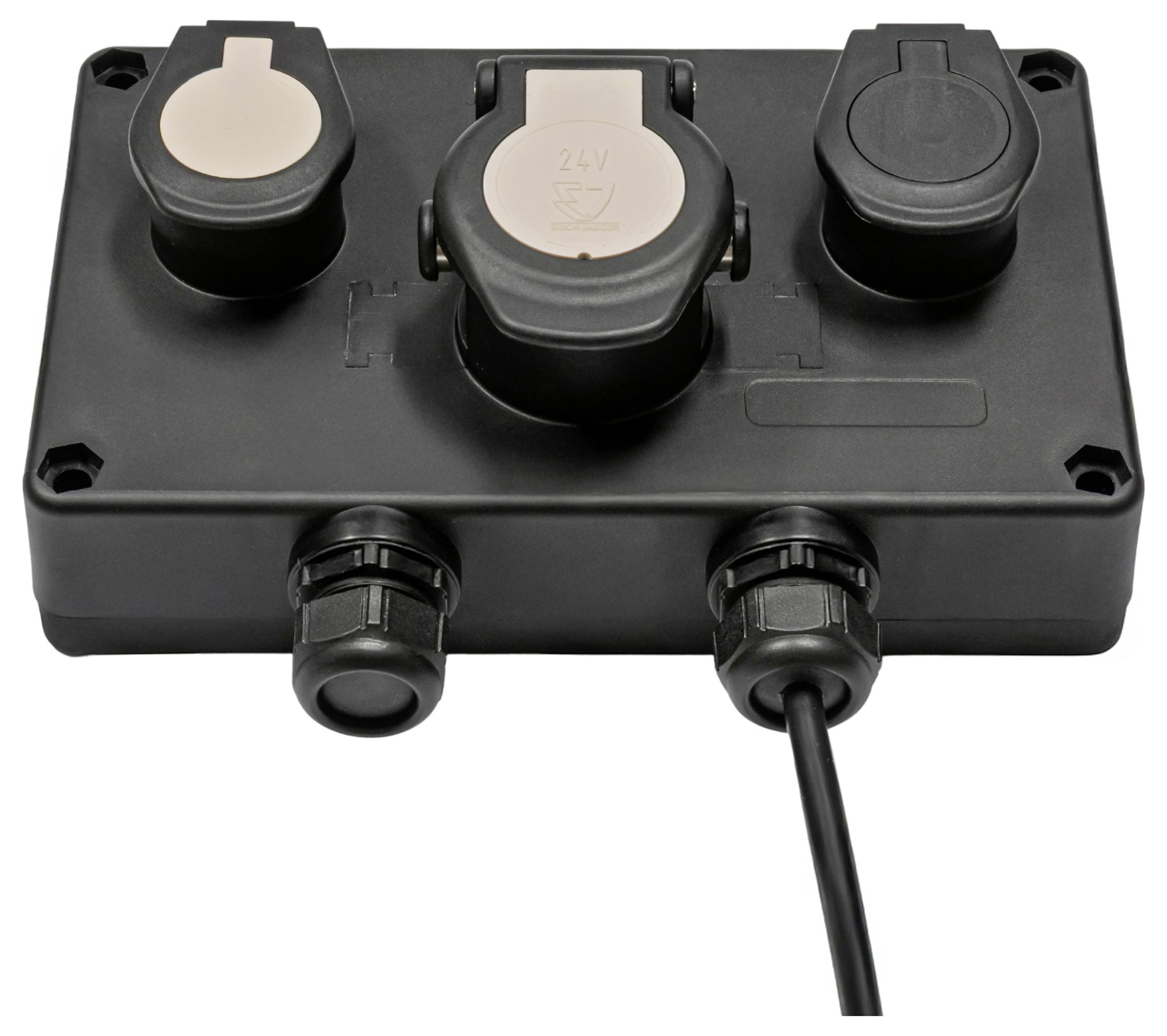 SecoRüt 60241 adapter za prikolice [vtičnica 13-polna - vtičnica 15-polna, vtičnica 7-polna tip N, vtičnica 7-polna tip -1