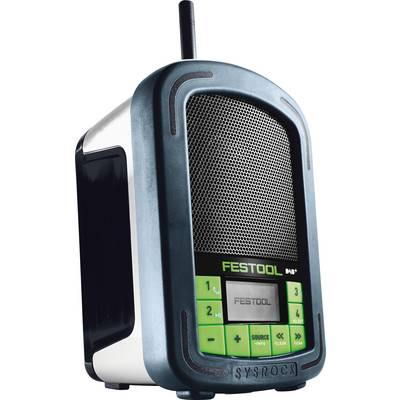 Festool BR 10 DAB+ radio za gradbišča FM, DAB+ (1012) AUX, Bluetooth, USB-0