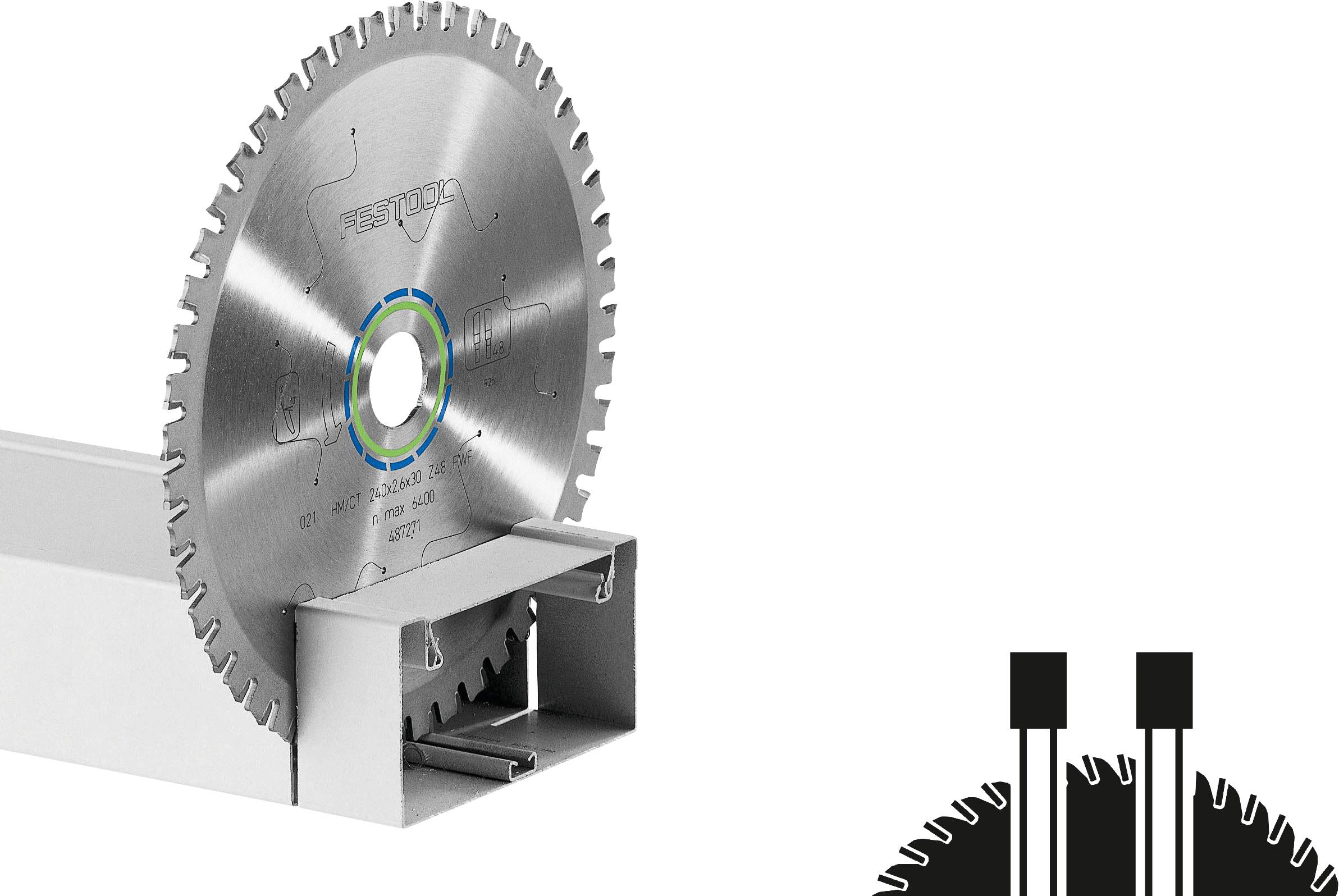 Festool HW 210x2,2x30 F36 493351 list krožne žage 210 x 30 x 1.80 mm Število zobcev (na colo): 36 1 kos-0