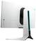 Eleganten Dell monitor, ki prikazuje živahne in pisane abstraktne valove, ki polnijo zaslon.