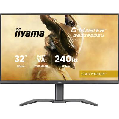 '32-palčni iiyama G-Master GB3295QSU monitor s 240Hz osvežitveno frekvenco, ločljivostjo 2560x1440, časom odziva 0,4ms in oblikovanjem Gold Phoenix.'