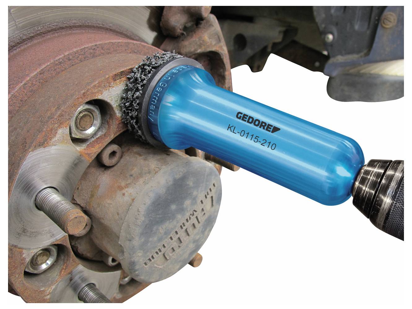 Gedore Automotive 3463966 KL-0115-210 Brusilnik za pesta koles za vijake s svorniki, gospodarska vozila-1
