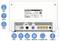 Pogled od zadaj na usmerjevalnik FritzBox 5690 Pro, ki prikazuje vhode: optika, DSL, analogni, WAN/LAN, štiri Gigabitni LAN, USB 3.1. Lastnosti: DECT, Wi-Fi 7, Zigbee.