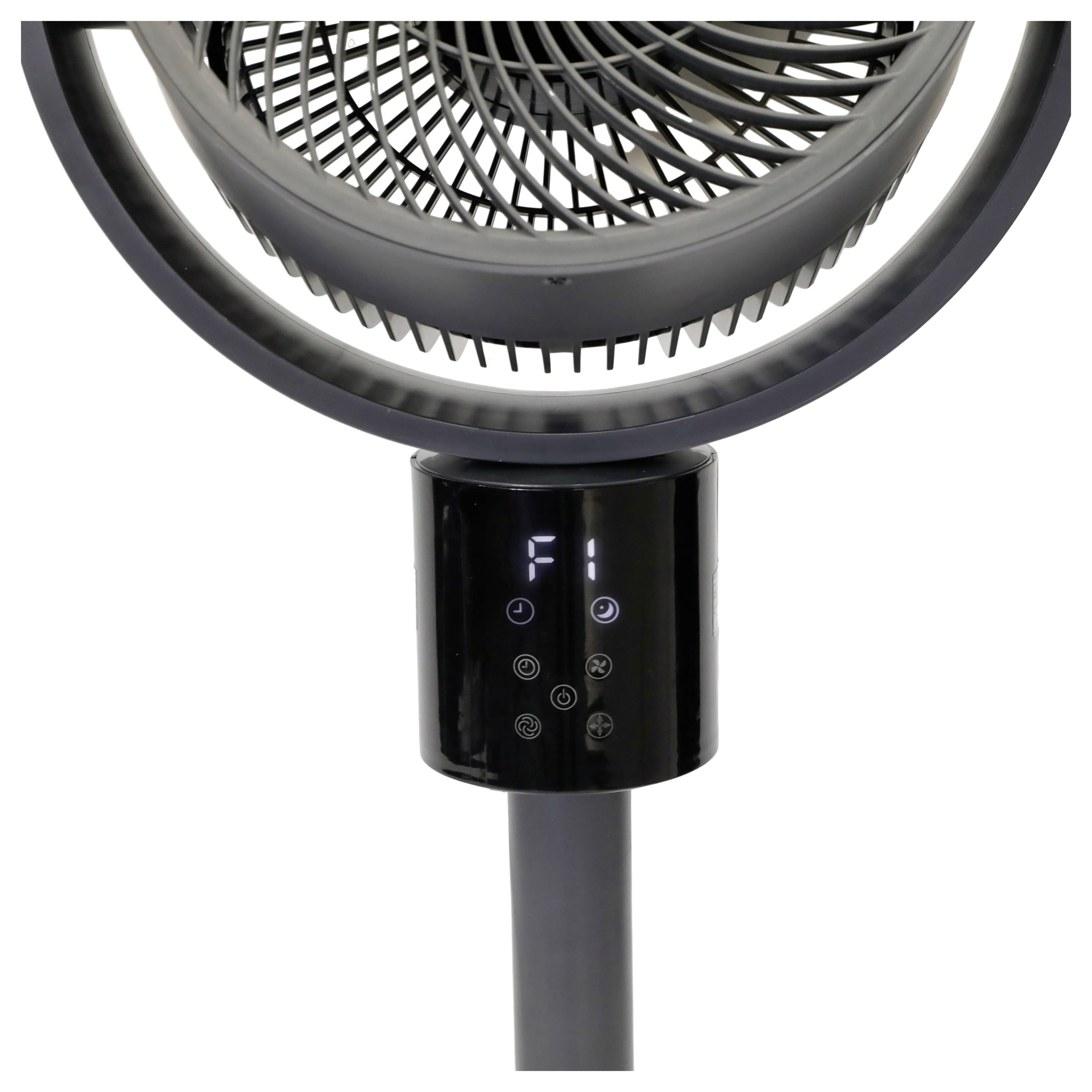 Be Cool stoječi ventilator 50 W timer, z daljinskim upravljalnikom, LED zaslon, nastavljiva višina-4