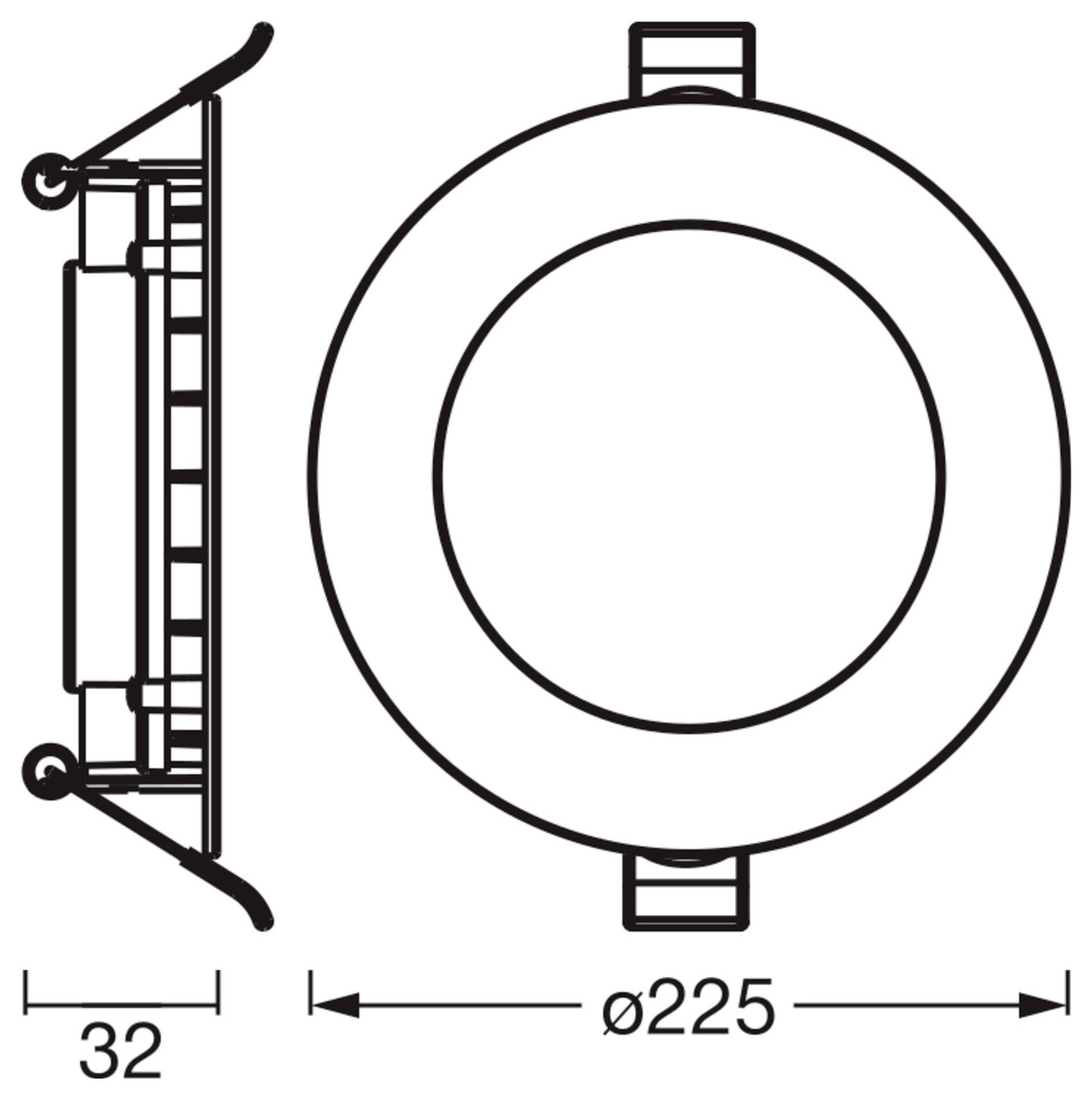 OSRAM HOMELIGHTING 4058075853850 stropni reflektor, stropni LED-reflektor LED bela-2