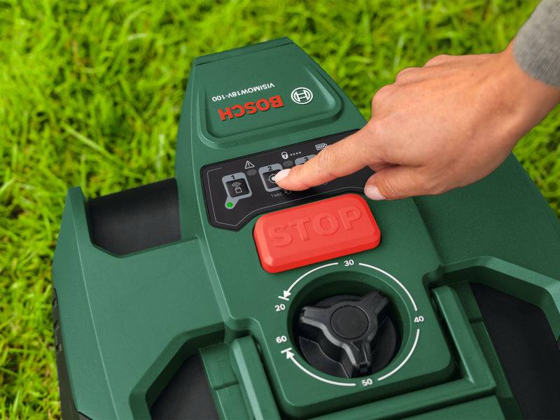 Bosch Home and Garden 06008E1002 VISIMOW18V-100 robotska kosilnica-2