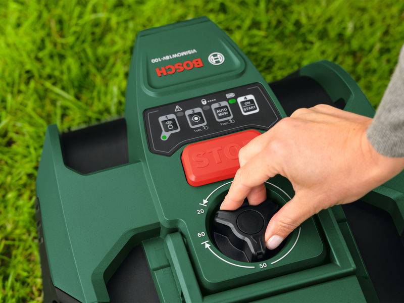 Bosch Home and Garden 06008E1002 VISIMOW18V-100 robotska kosilnica-6