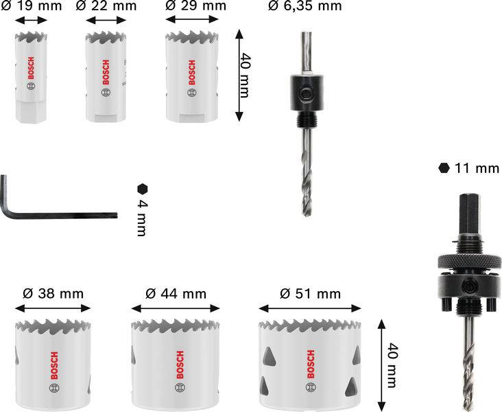 Bosch Accessories 2608594611 2608594611 kronska žaga 1 kos-1