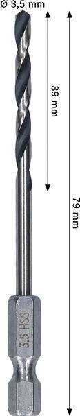 Bosch Accessories 2608577868 2608577868 spiralni sveder za kovino 1 kos-1