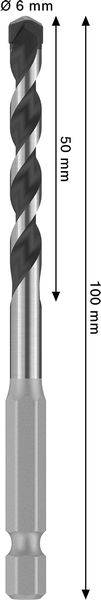 Bosch Accessories 2608706976 spiralni sveder za kamen 1 kos-1