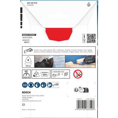 Bosch Accessories 2608902061 2608902061 karbid-RIFF Listi žage za večnamensko orodje 1 kos-0