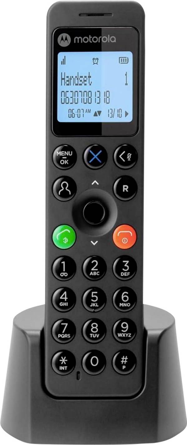 Motorola Design DECT Phone  črna