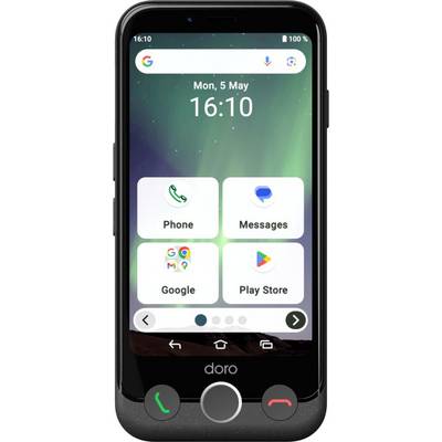 doro Aurora A20 graphit 4,5" 64GB senior pametni telefon črna-0