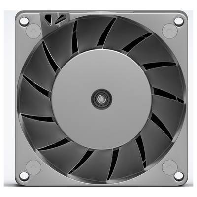 EBM Papst DF80,12V PWM & /220.000 rpm diagonalni zračnik 12 V/DC 234 m³/h (D x Š x V) 80 x 80 x 80 mm-3
