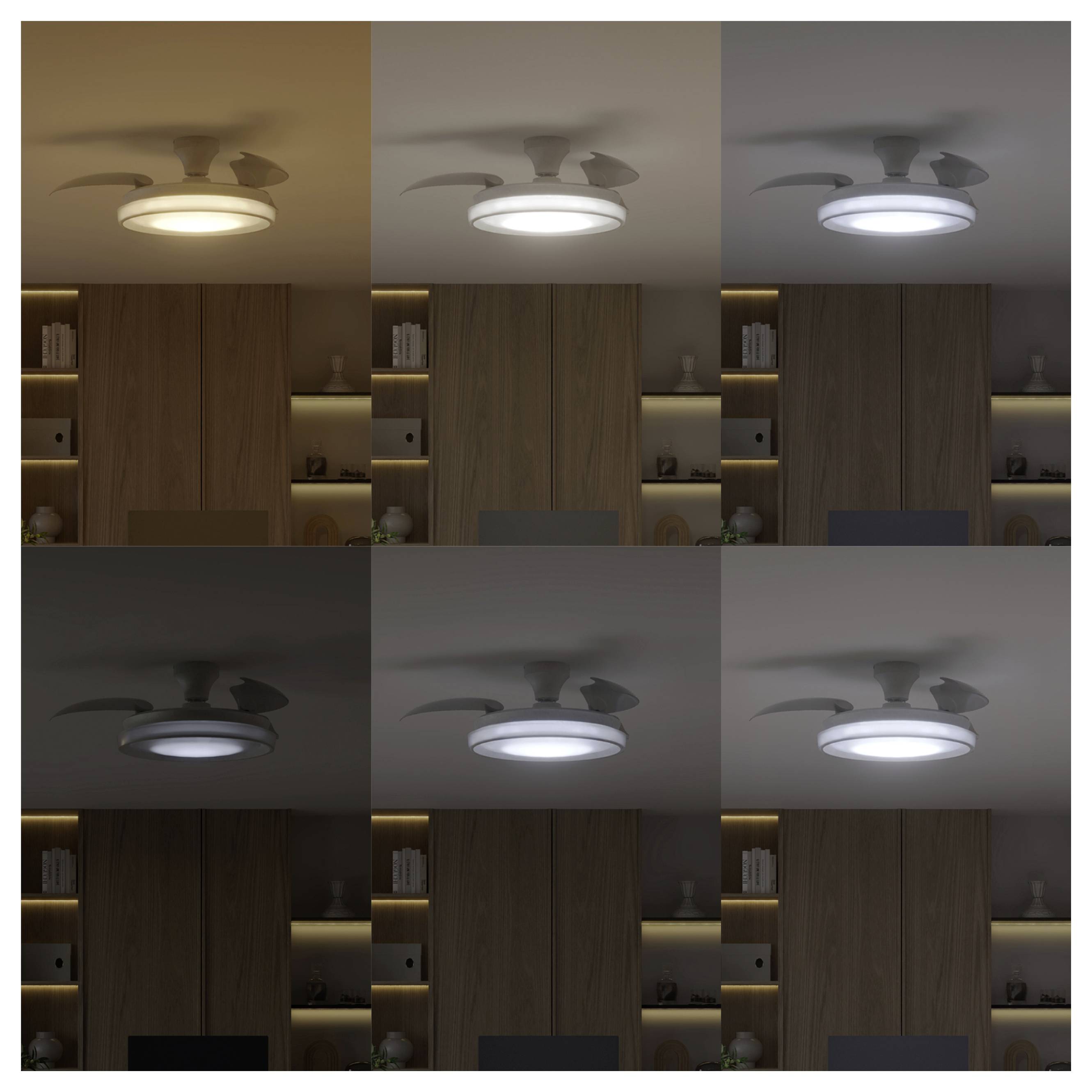 Philips LED Bliss stropni ventilator 28 W z daljinskim upravljalnikom, možnost zatemnitve-6