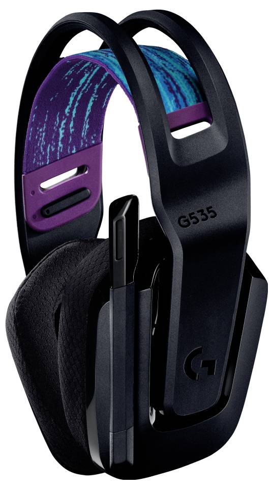 Logitech LOGI G535 LIGHTSPEED Wireless Headset On Ear Headset črna igre-2