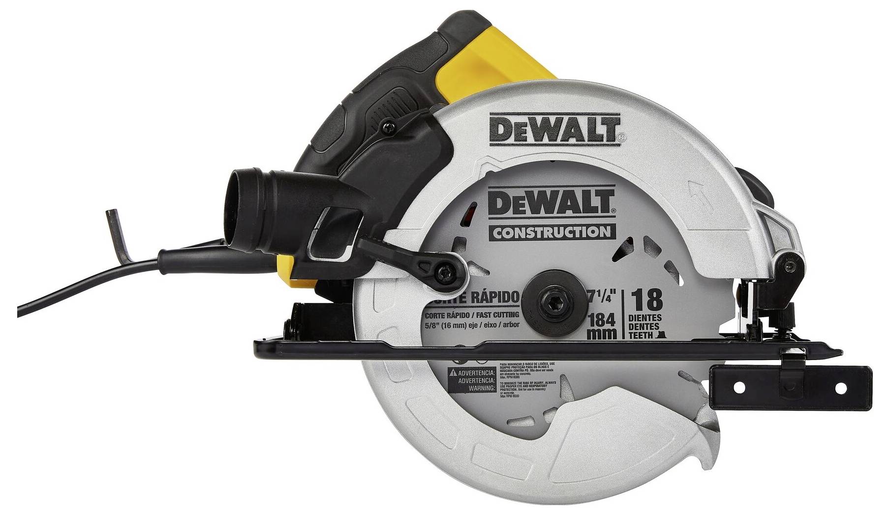 DEWALT DWE5615 ročna krožna žaga Globina rezanja maks. (90°) 68 mm 1500 W-2